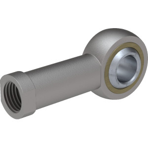 Spherical tip of the SC-UJ series on the rod of the pneumatic cylinder