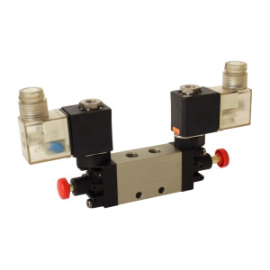 Pneumatic distributors 5/2 door opening with electromagnets 12 or 24V
