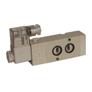 Pneumatic distributors Namur 5/2 SV-DN series with 1/4″ thread and one-way electric control