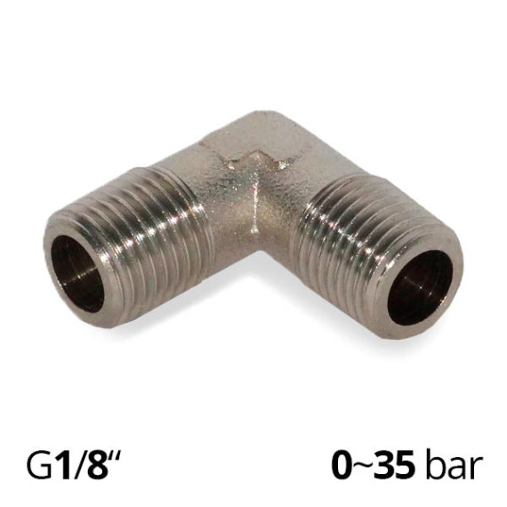 Bronze fitting SF-Z2010 series corner adapter equal passage bronze with external thread