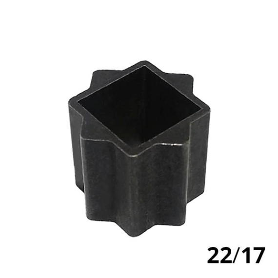 Adapter square 22x17 mm for pneumatic drive