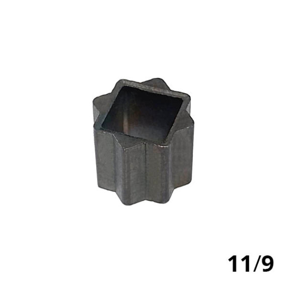 Adapter square 11x9 mm for pneumatic drive