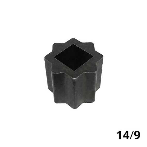 Adapter square 14x9 mm for pneumatic drive
