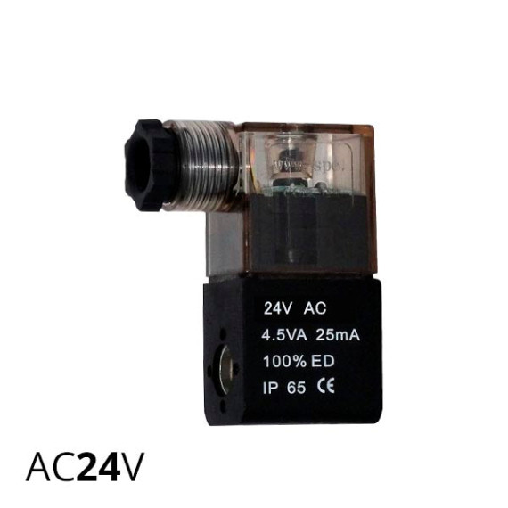 Electromagnetic coil 220v, 24v, 12v IP65 SV-COIL series for pneumatic distributors