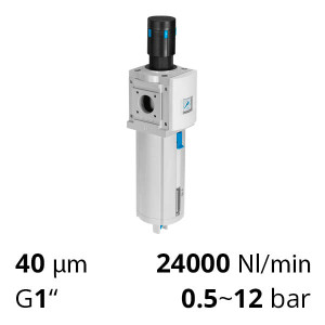 Filter-regulator for compressed air MS9-LFR-AGF-D7-E-U-M-AG-BAR