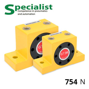 Industrial pneumatic vibrator turbine series SC-PV-GT-36 and thread G 3/8″