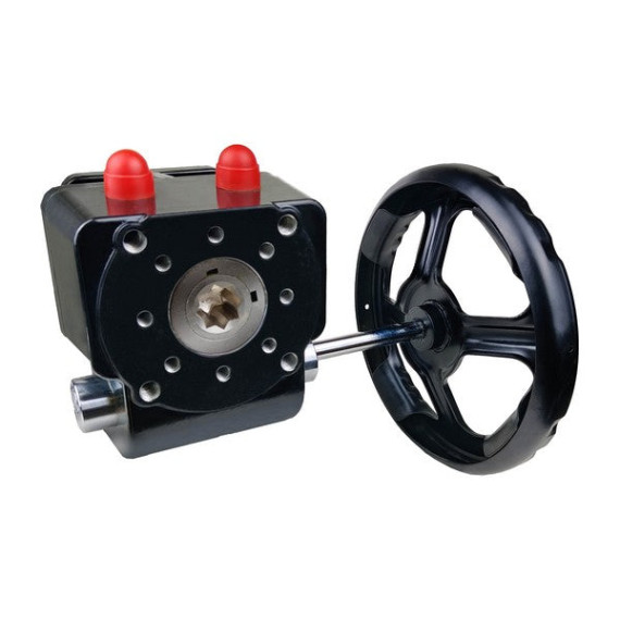Manual control duplication for ISO 5211 rotary valve