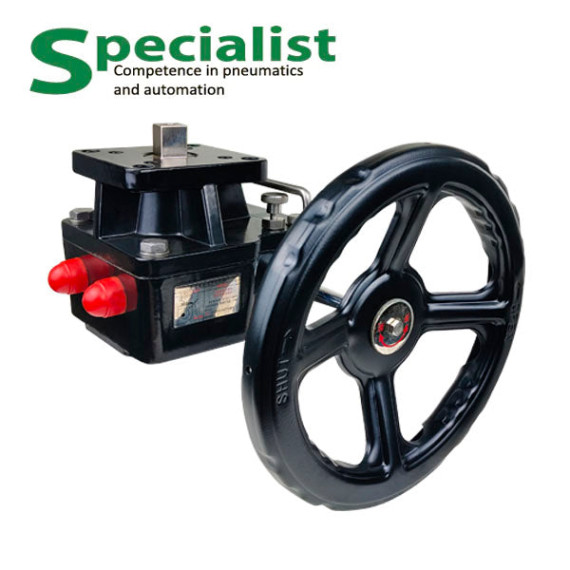 Manual control duplication for ISO 5211 rotary valve
