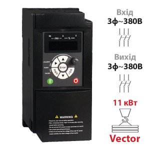 Vector frequency converter 11 kW, 3F~3F/380V (SPLC-CV20-11G4)