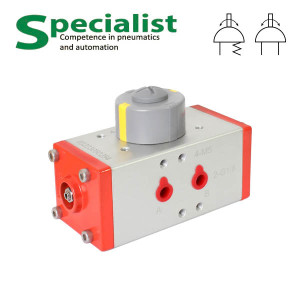 Rotary pneumatic actuator for shut-off valves SC-RAT32-DA