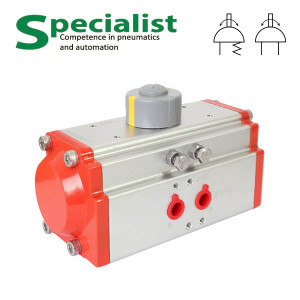 Rotary pneumatic actuator for shut-off valves SC-RAT/RST52-DA