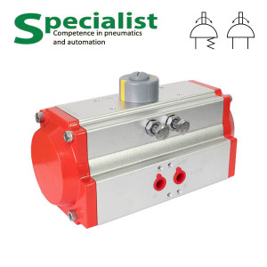 Rotary pneumatic actuator for shut-off valves SC-RAT/RST75-DA
