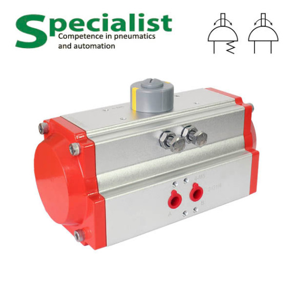 Rotary pneumatic actuator for shut-off valves SC-RAT/RST75-DA