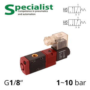 Pneumatic distributor 3/2 AIRCOMP with 1 coil