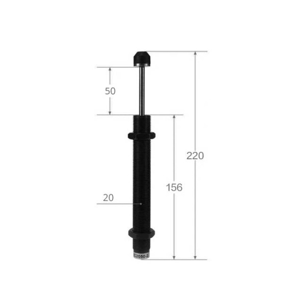 Non-adjustable hydraulic shock absorbers of the SC-AC series
