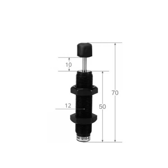 Non-adjustable hydraulic shock absorbers of the SC-AC series