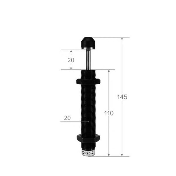 Non-adjustable hydraulic shock absorbers of the SC-AC series