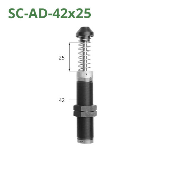 Adjustable hydraulic shock absorbers of the SC-AD series