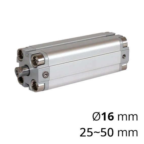 Pressure compact short-stroke pneumatic cylinder of one-way action SC-ADS series