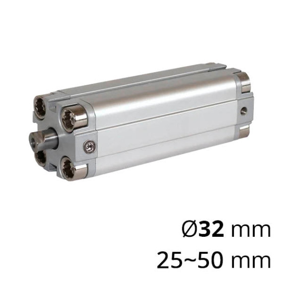 Pressure compact short-stroke pneumatic cylinder of one-way action SC-ADS series