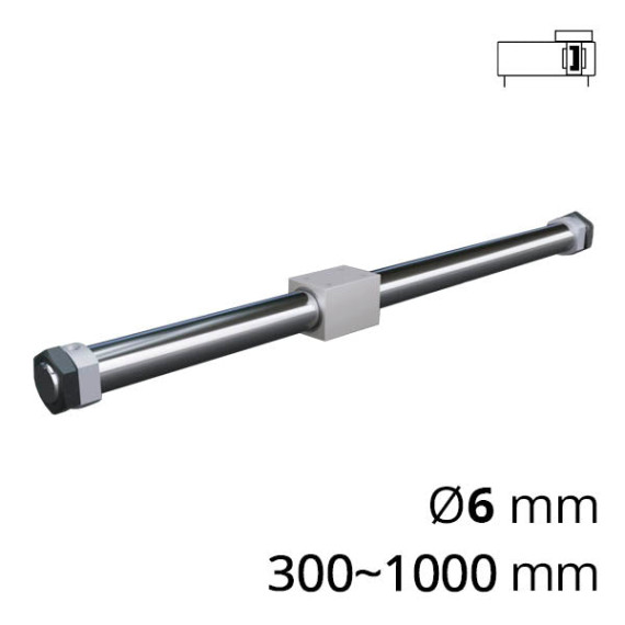 Rodless pneumatic cylinders magnetic SC-CG series