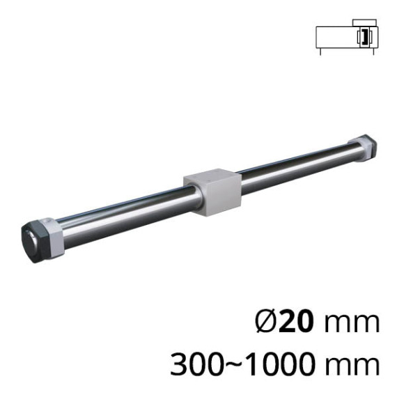 Rodless pneumatic cylinders magnetic SC-CG series