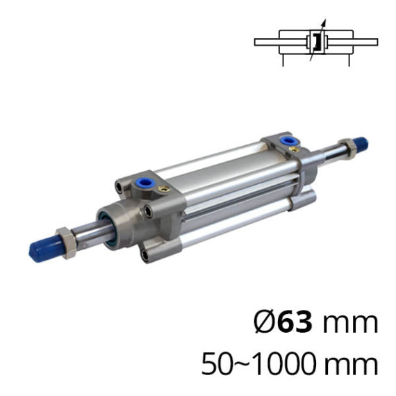 Pneumatic cylinders with a through rod SC-CPID series according to the standard ISO 15552 (formerly ISO 6431)