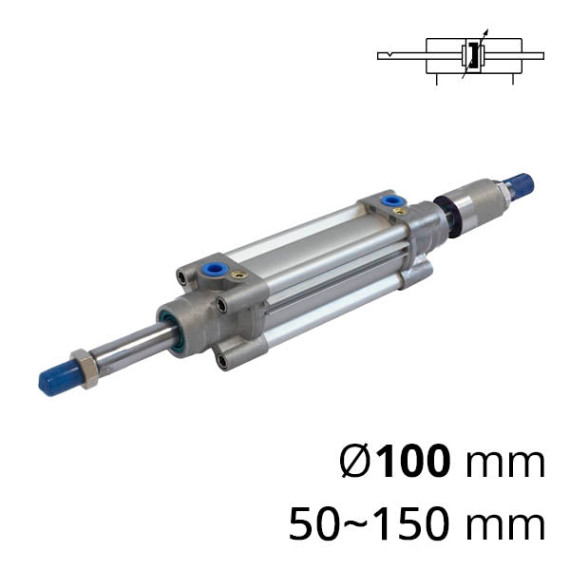 Pneumatic cylinders with stroke control of the SC-CPIJ series according to the ISO 15552 (ISO 6431) standard