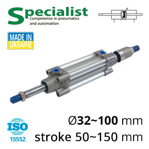 Pneumatic cylinders with stroke control of the SC-CPIJ series according to the ISO 15552 (ISO 6431) standard