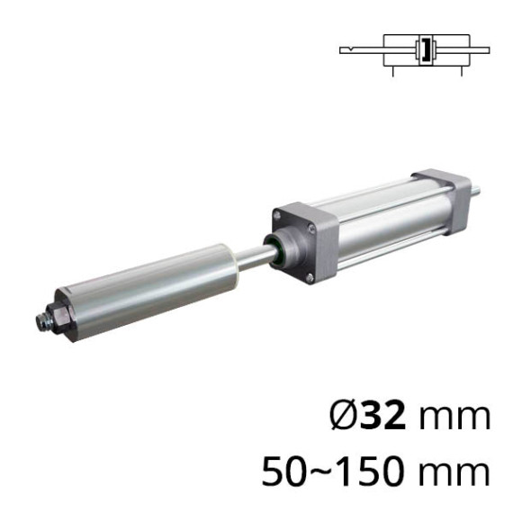 Pneumatic cylinders with stroke adjustment ISO 6431/15552 SC-DNGJ series