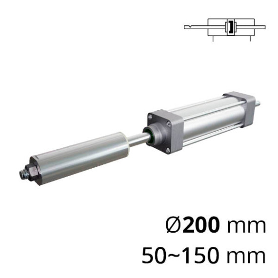 Pneumatic cylinders with stroke adjustment ISO 6431/15552 SC-DNGJ series