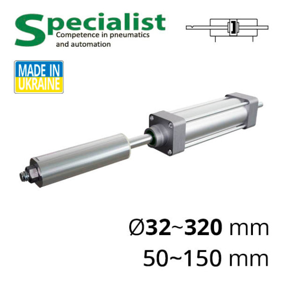 Pneumatic cylinders with stroke adjustment ISO 6431/15552 SC-DNGJ series