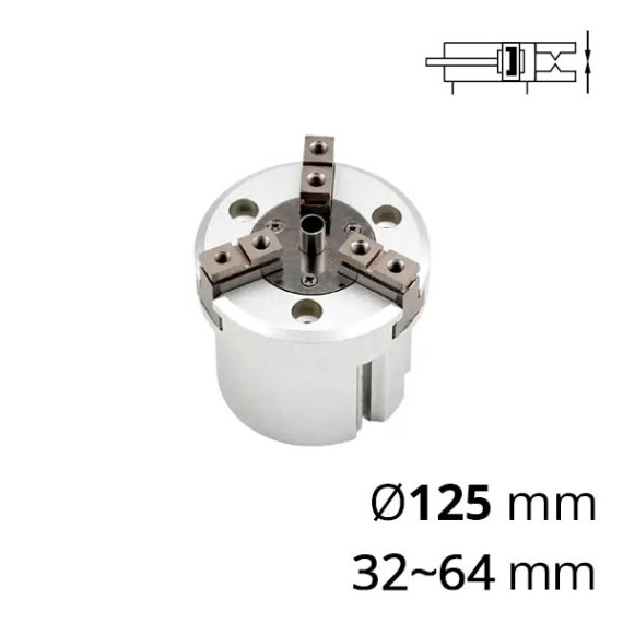 SC-MHSH3 series 3-finger pneumatic cam gripper and pusher