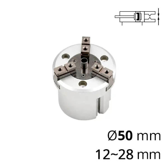 SC-MHSH3 series 3-finger pneumatic cam gripper and pusher