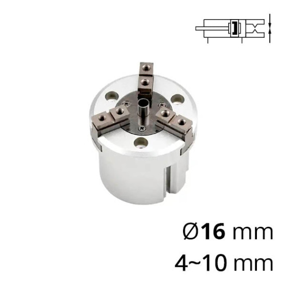 SC-MHSH3 series 3-finger pneumatic cam gripper and pusher