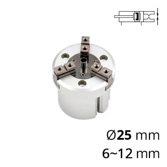 SC-MHSH3 series 3-finger pneumatic cam gripper and pusher