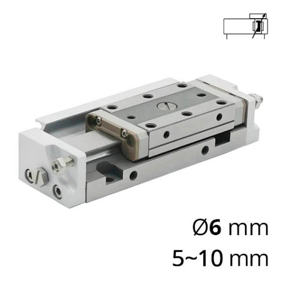 Pneumatic carriage of the SC-MXP series