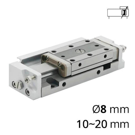 Pneumatic carriage of the SC-MXP series