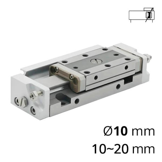 Pneumatic carriage of the SC-MXP series
