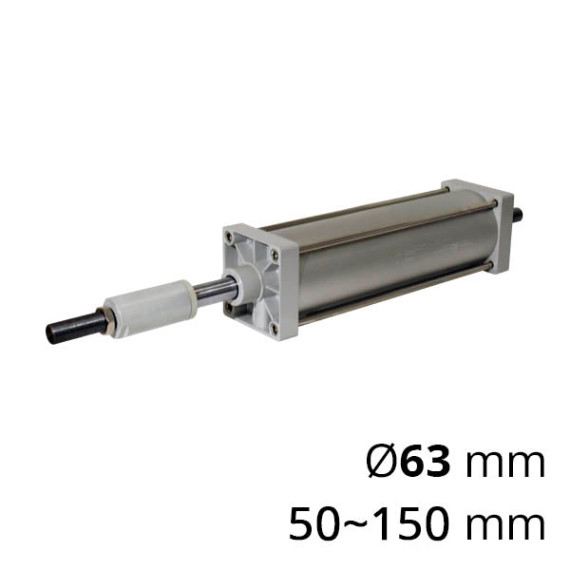 Pneumatic cylinders of the SC-SCJ series with stroke adjustment