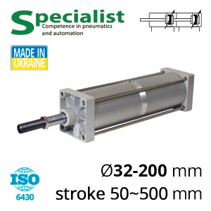 Tandem pneumocylinder power SC-SCT series