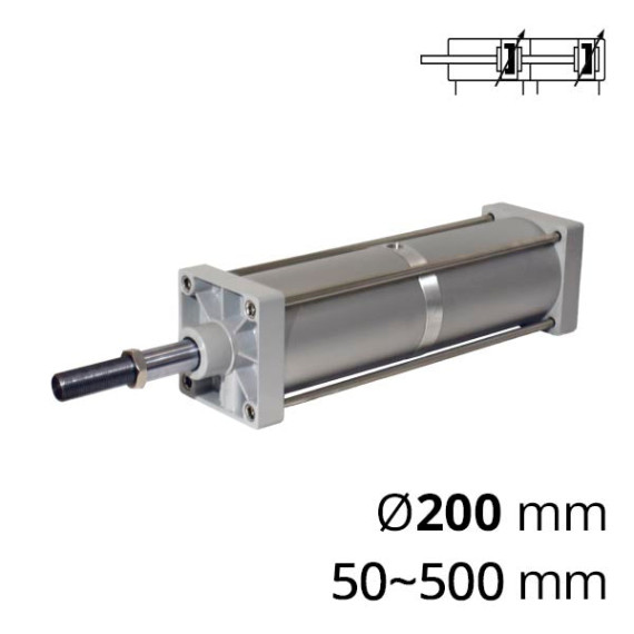 Tandem pneumocylinder power SC-SCT series