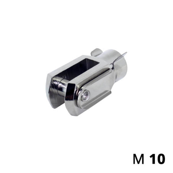 Y-shaped joint tip of the SC-Y series on the rod of the pneumatic cylinder