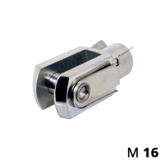 Y-shaped joint tip of the SC-Y series on the rod of the pneumatic cylinder