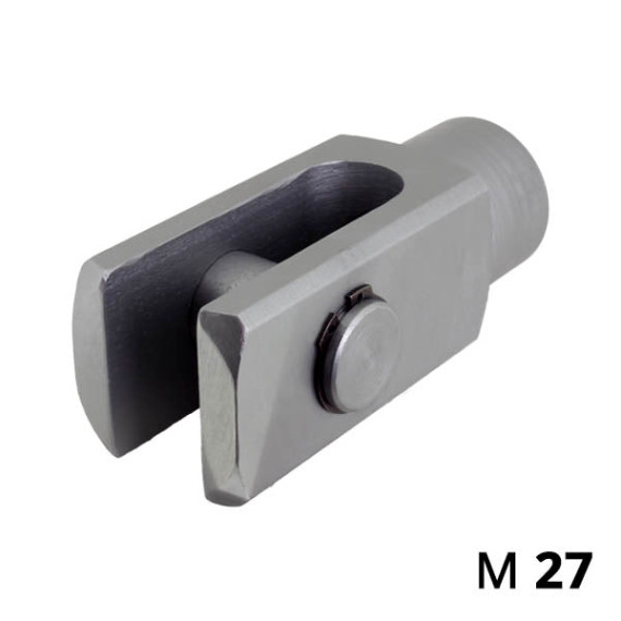 Y-shaped joint tip of the SC-Y series on the rod of the pneumatic cylinder