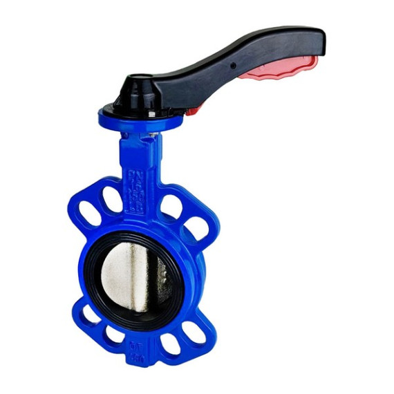 Disc rotary latch DU 80 cast iron inter-flange fixed with a handle SCBF-D673 series