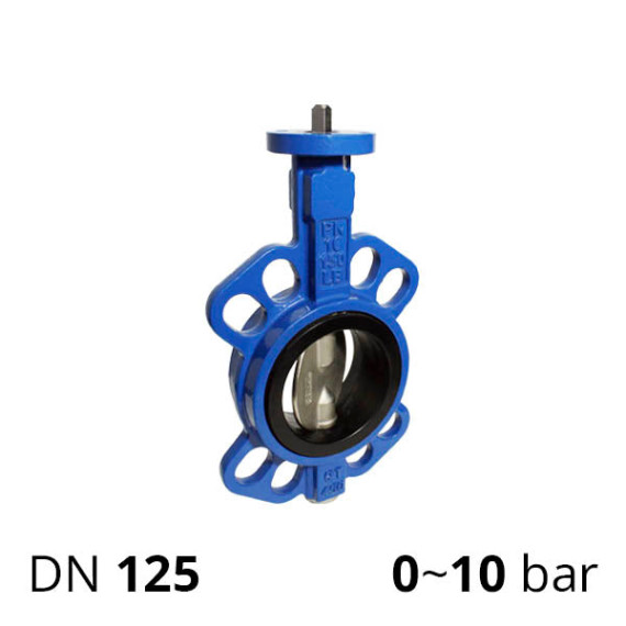 Disc rotary valve DU 125 stainless inter-flange collapsible series SCBF-D674