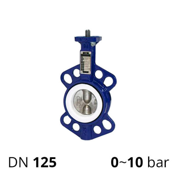 Disc rotary valve DU 125 stainless inter-flange collapsible series SCBF-D674