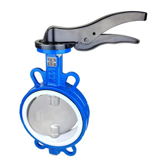 Disc rotary valve DU 200 stainless inter-flange collapsible with handle SCBF-D674 series