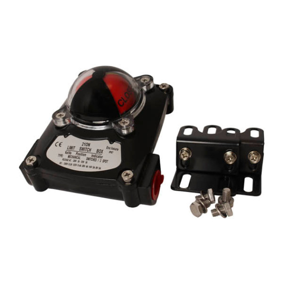 Block of limit switches for pneumatic drive series SC-ALP-210N